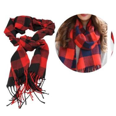 Imagem de Cachecol Echarpe Feminina Pashmina Xale Para Inverno E Frio - REDSTAR,