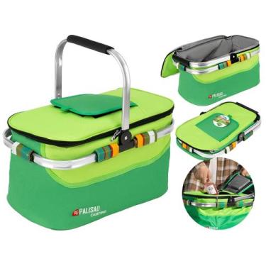 Imagem de Bolsa Térmica Cerveja Bebida Lanche Frutas Camping - Palisad