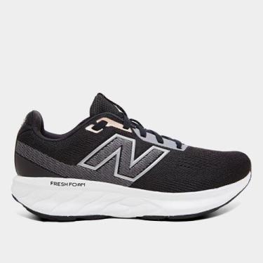 Imagem de Tênis New Balance Foam 520 V9 Feminino, Preto, Bege, 35