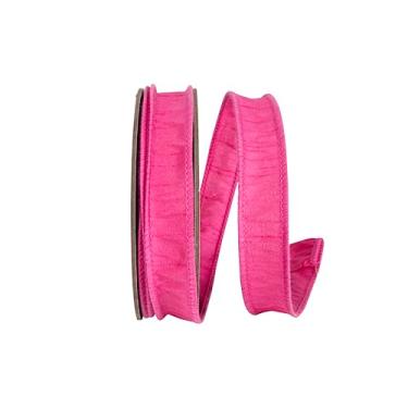 Imagem de Reliant Ribbon Fita Dupioni Supreme com fio, rosa chocante