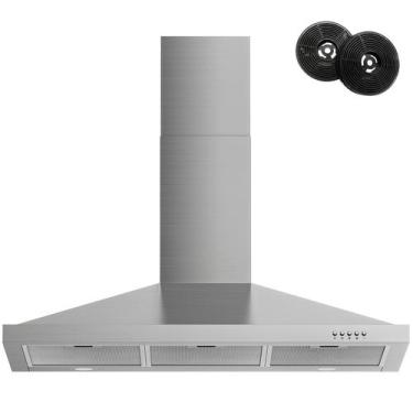 Imagem de Suporte de parede Range Hood FIREGAS de 36 polegadas em aço inoxidável