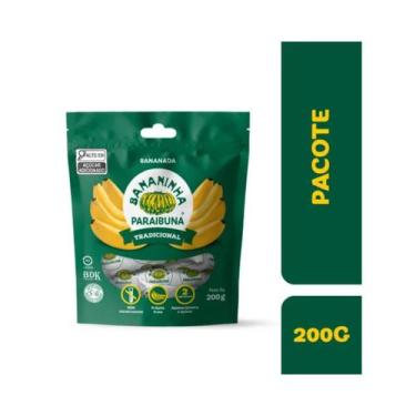 Imagem de Balas de Banana Pacote Tradicional 200g Bananinha Paraibuna