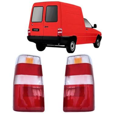 Imagem de Lente Traseira Fiorino 1986/1997 2004 a 2013 Modelo Bicolor - Geral