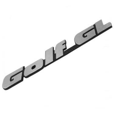 Imagem de Nome Emblema Letreiro Golf GL Escovado 1997/... - NoBrand