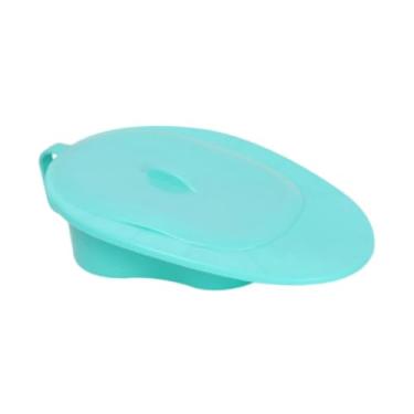 Imagem de Kokiya Vaso sanitário portátil com alça, grande capacidade, com tampa, dimensões compactas, mictórios pessoais para homens e mulheres idosos