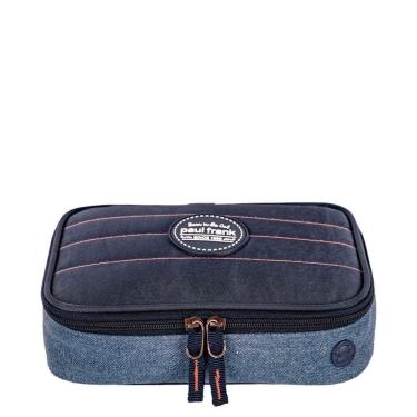 Imagem de Estojo Pual Frank em Jeans com Divisória - INMETRO