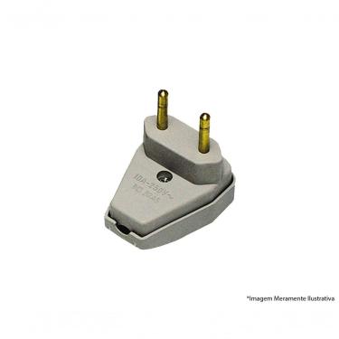 Imagem de Plug Macho Gigante 2P 10A Cz Interneed C/10Pcs