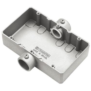 Imagem de Condulete Triplo 3/4" Tipo "ct" - Sem Tampa / Sem Rosca / Com Pintura Eletrostática A Pó Tramontina