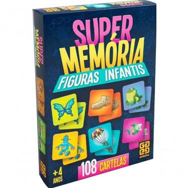 Imagem de Jogo Super Memória 108 Figuras - Grow Figuras Infantis