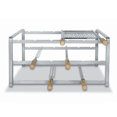 Imagem de Kit Suporte Giragrill 1006 Inox