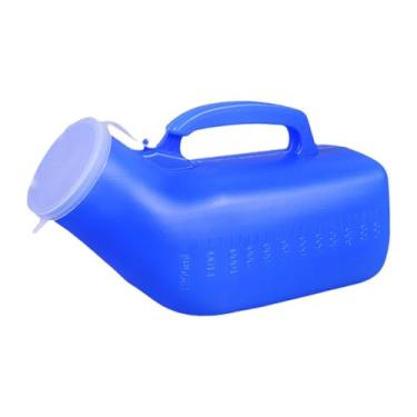 Imagem de FashionCha Coleção de Garrafas de Mictório Masculino Potty Portátil Homens Garrafa de Xixi Masculina para Acampamento Masculino Usos Noturnos, Azul