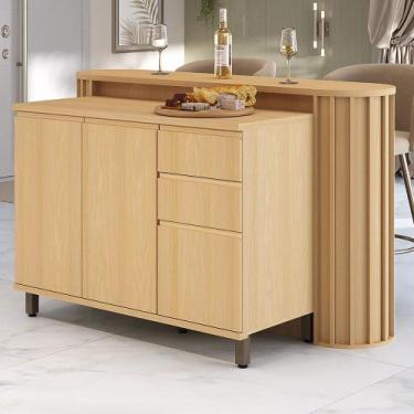 Imagem de Bancada de Cozinha 144cm com Tampo Para Ilha e Balcão de Cozinha 120cm