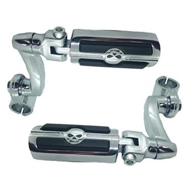 Imagem de Zoom Parts 1 1/4" Quadro Estrada Apoio Para Os Pés Harley Honda Suzuki Touring Electra Rode King Street Guide Shadow Goldwing