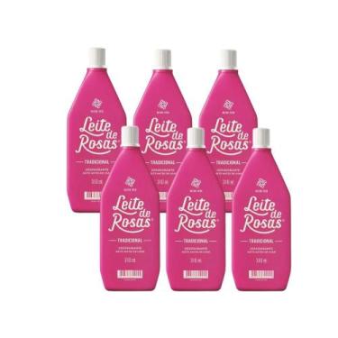 Imagem de Kit c6 Desodorante Leite de Rosas Tradicional 310ml Loçao Corporal Cui