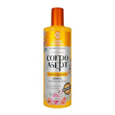 Imagem de Corpo Dourado Sabonete Líquido Antisséptico | Proteção Eficiente | Corpo Asept 250ml