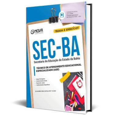 Imagem de Apostila Sec Ba 2024 Técnico Atendimento Educacional - Nova Concursos