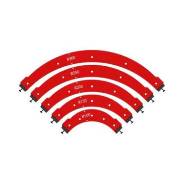 Imagem de Molde De Posicionamento De Ângulo De Arco De Raio R100-R300 Para Rotea