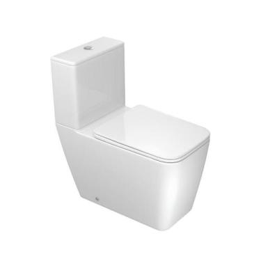 Imagem de Kit Completo Bacia com Caixa Acoplada Slim Total Clean Branco Deca - D