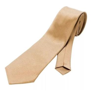 Imagem de Gravata Tradicional Luxo Homens Slim Fit. Ref: 253 - Hero men, Dourado