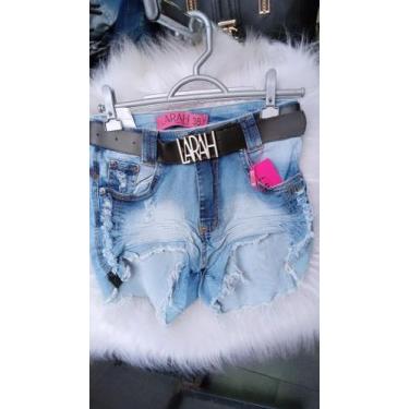 Imagem de Shorts jeans feminino com laycra - LARAH 
