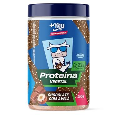 Imagem de +Mu Pote Proteína Vegetal Sabor Chocolate c/ Avelã 22g - 450g