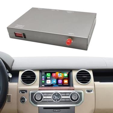 Imagem de Carplay sem fio/Android Auto para Land Rover Jaguar Bosch Discovery 4 Aurora Freelander 2 XE XF XJ com sistema Bosch/suporte Airplay OEM e câmera de reposição