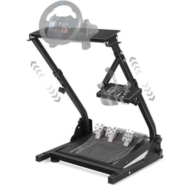 Imagem de Suporte Cockpit Para Volante Logitech, Suporte Volante, Cockpit, Cockpit G25/G27/G29/G920/T300RS/T300GT/T500RS/TGT/T150/TS-PC/CSL/CSR/CSW, Suporte Para Volantes Preto, Suporte de Volante de Corrida