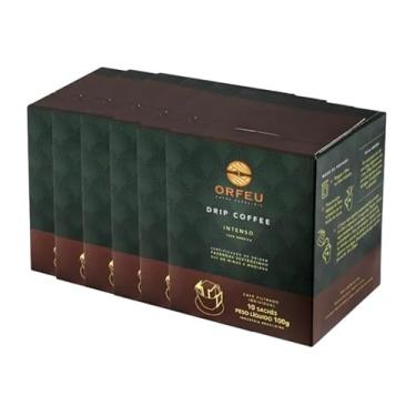 Imagem de Kit 6 Cxs Café Drip Coffee Intenso Orfeu 60 Sachês