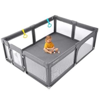 Imagem de Cercadinho para bebês Cholena Large Play Yard com porta 200x150cm