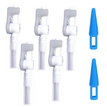 Imagem de Medcore Válvulas De Cateter Para Drenagem Urinária (Pacote Com 5) E Dois Plugues - Tubo Torneira Alavanca Fácil Usar Conforto Ideal