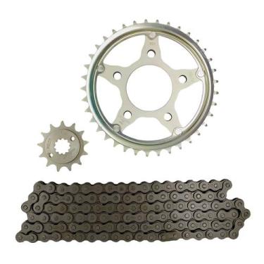 Imagem de Kit Relação Completa Cb300 R Aço 1045 - Serjão Motopeças