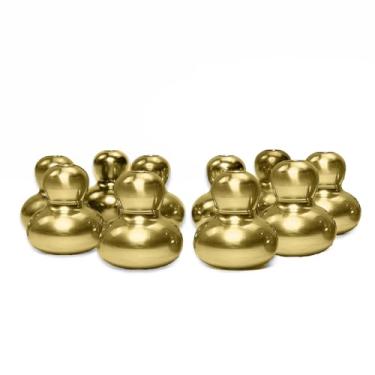 Imagem de Bota com peso de 10 peças, acessório premium para diapasões - Schumann 93,96 - afinação óssea osteofônica, estimulação tátil, transferência de vibração - cura de som e harmonização de biocampo | Ouro