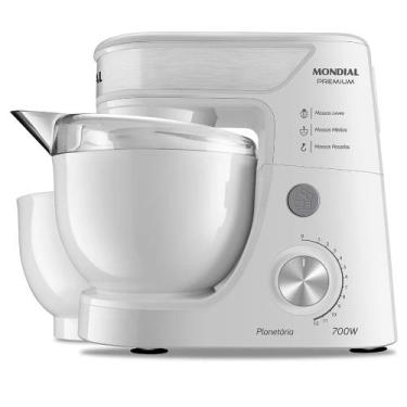 Imagem de Batedeira planetária bp-01 p-w 700w branca 220v - MONDIAL, 220V