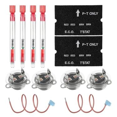 Imagem de Lrichy Kit de montagem de termostato térmico para aquecedor de água RV e termostato ecológico (pacote com 2) para peças de reposição para aquecedor de água Atwood 91447 93866, GCH6-4E GCH6-6E G6A-7E