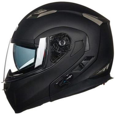 Imagem de Capacete de motocicleta ILM 953PRO Bluetooth Flip up Full Face M