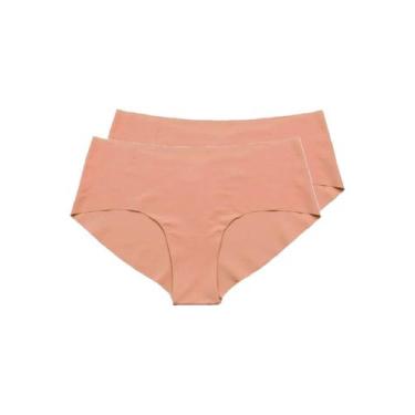 Imagem de Kit com 2 Calcinhas Biquíni Hope 38800, Bege, EG