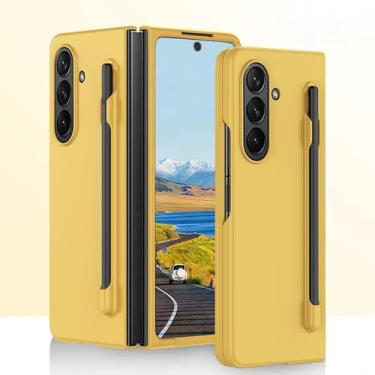 Imagem de HOULEE Capa para Samsung Galaxy Z Fold 7 com S Pen Skin Friendly Z Fold 7 Capa de telefone com suporte de caneta dobrável à prova de choque capa protetora completa PC sem fio para Galaxy Z Fold 7