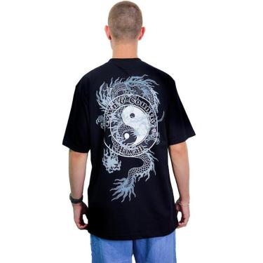 Imagem de Camiseta Town & Country Oversized Dragon Bege-Masculino