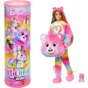 Imagem de Barbie Cutie Reveal Boneca Ursinhos Carinhosos Urso da União para crianças a partir de 3 anos