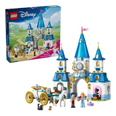 Imagem de Disney Castelo E Carruagem A Cavalo Da Cinderela Lego 43275