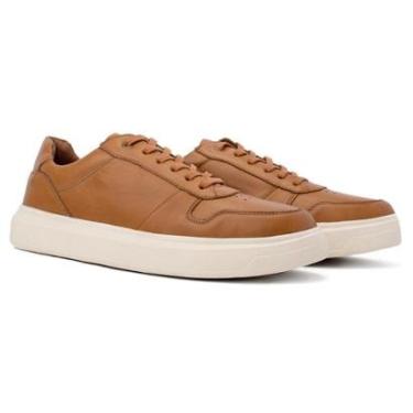 Imagem de Tênis Sneaker Masculino Urbano Couro Conforto Robusto-Masculino
