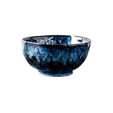 Imagem de O forno de cerâmica doméstico de estilo japonês muda a personalidade criativa e a tigela de arroz requintada - tigela de macarrão de 15 cm