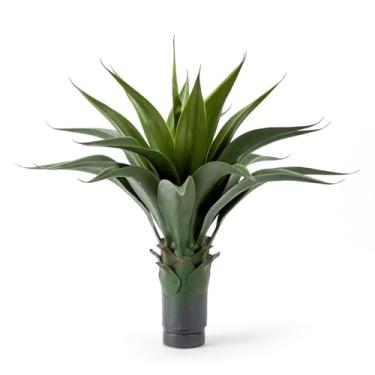 Imagem de Volcuna Agave artificial de 55,88 cm resistente a raios UV, planta sintética realista para uso interno/externo para decoração de casa