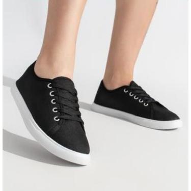 Imagem de sapatilha feminino - sem marca, Preto, 36