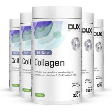 Imagem de Kit 5 Colágeno Hidrolisado Dux Collagen Capim Limão 330g