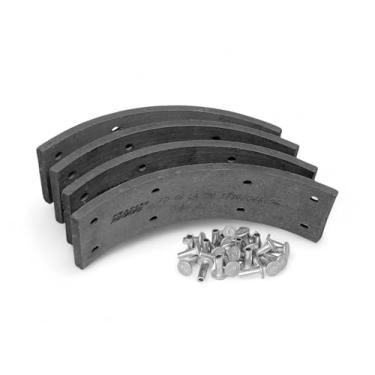 Imagem de Lonas de Freio Traseiro FD/66 com Rebites Compatível com Corcel 2 Belina 2 Sistema Varga