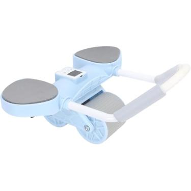 Imagem de Kit De Roda Ab, Roda Abdominal De Rebote Automático De Roda Dupla, Alça Removível Para Casa, Blue
