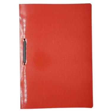 Imagem de Pasta Grampo Trilho Colorida 10 Unidades - TP Pastas , Vermelho