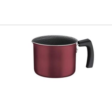 Imagem de Fervedor 12cm 1l Loreto Vermelho Antiaderente Tramontina, 1L, Vermelho