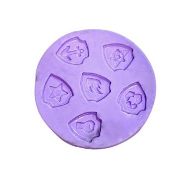 Imagem de F1432 molde de silicone cachorrinhos escudos confeitaria biscuit - con